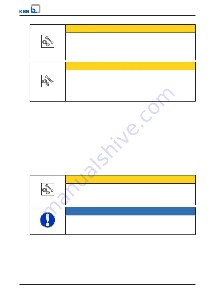 KSB KWP-Bloc Installation & Operating Manual Download Page 39