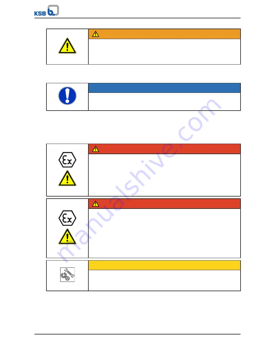 KSB MK Installation & Operating Manual Download Page 34