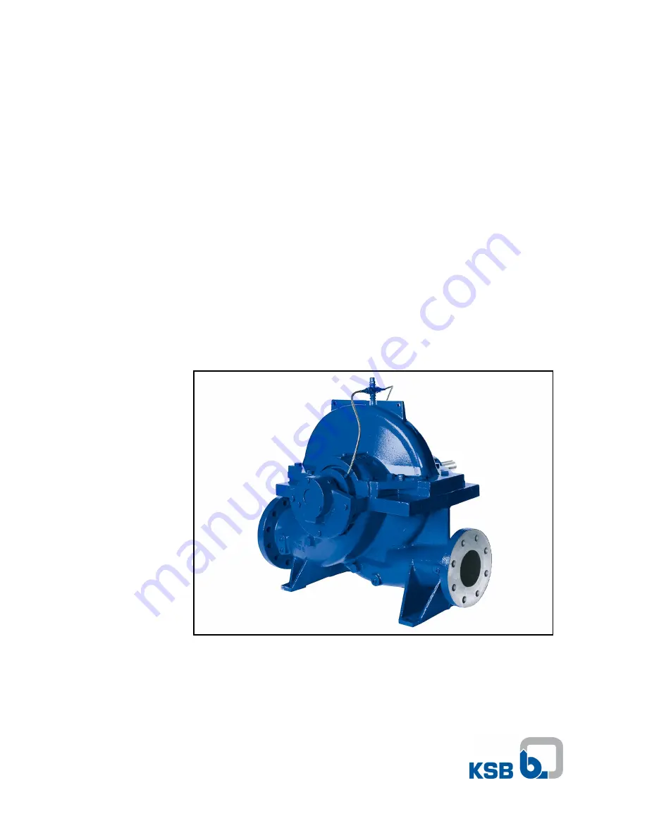 KSB Omega Installation & Operating Manual Download Page 1