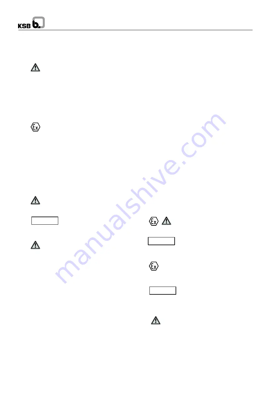 KSB Secochem-Ex Manual Download Page 18