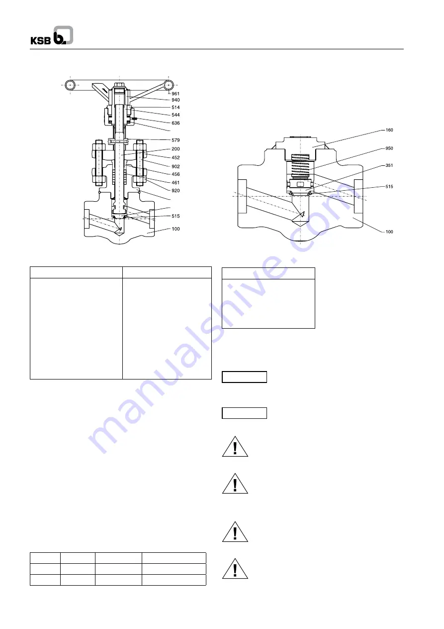 KSB SICCA GLS Series Operating Instructions Manual Download Page 10