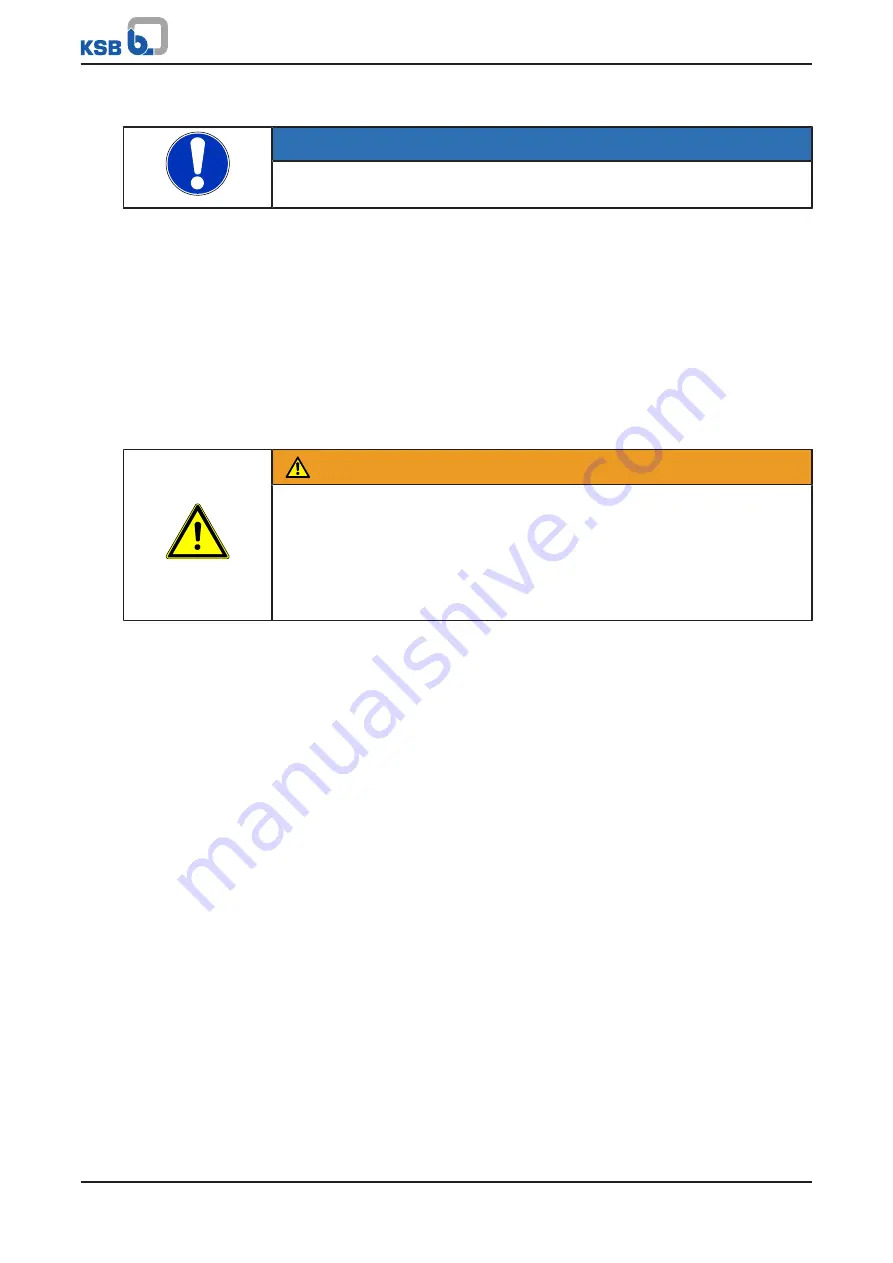 KSB SRA Installation & Operating Manual Download Page 14