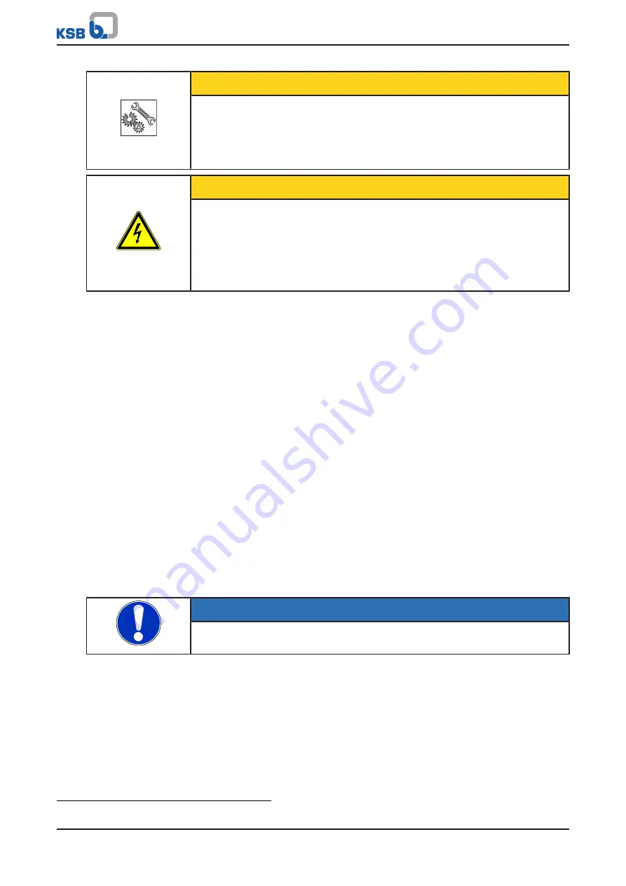 KSB UPAchrom CC Installation & Operating Manual Download Page 12