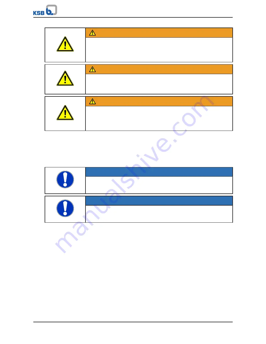 KSB Vitachrom Installation & Operating Manual Download Page 43