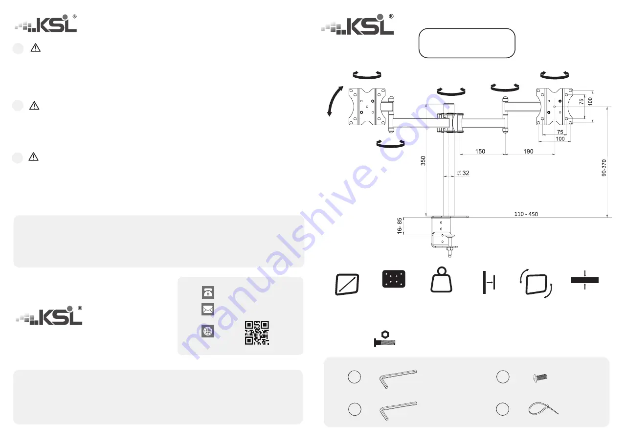 KSL DM32T Manual Download Page 1