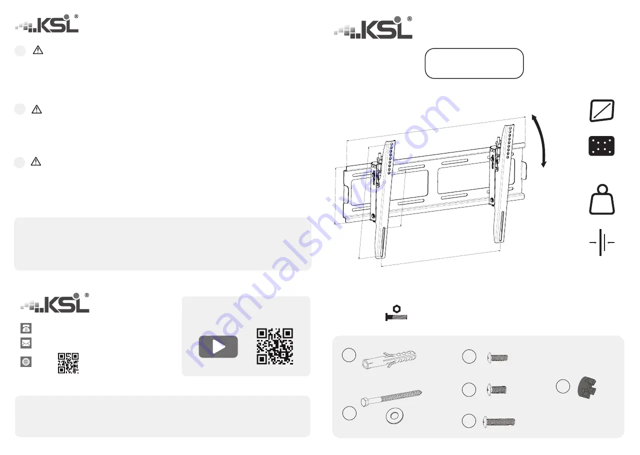 KSL WM3N Manual Download Page 1