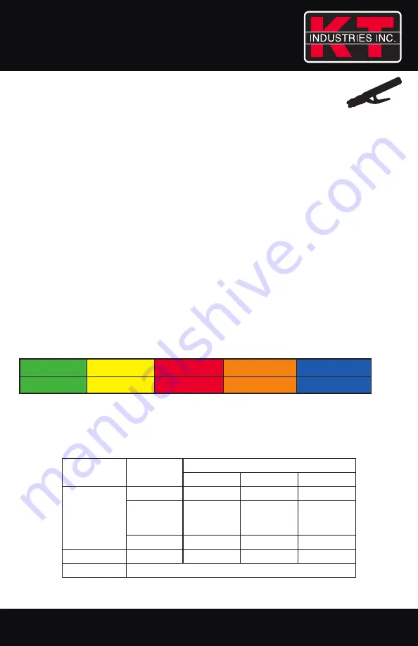 KT INDUSTRIES MP 140 User Manual Download Page 33