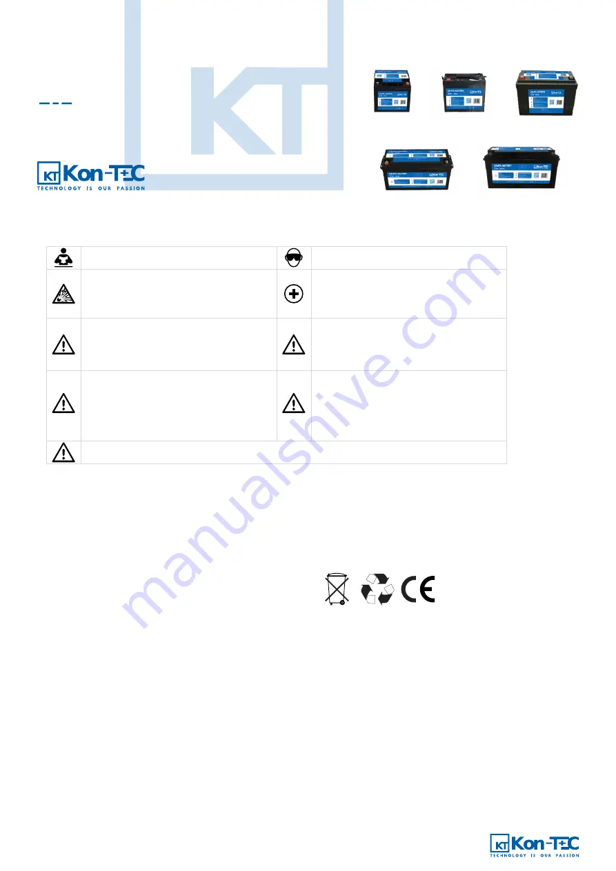 KT 50Ah User Manual Download Page 1