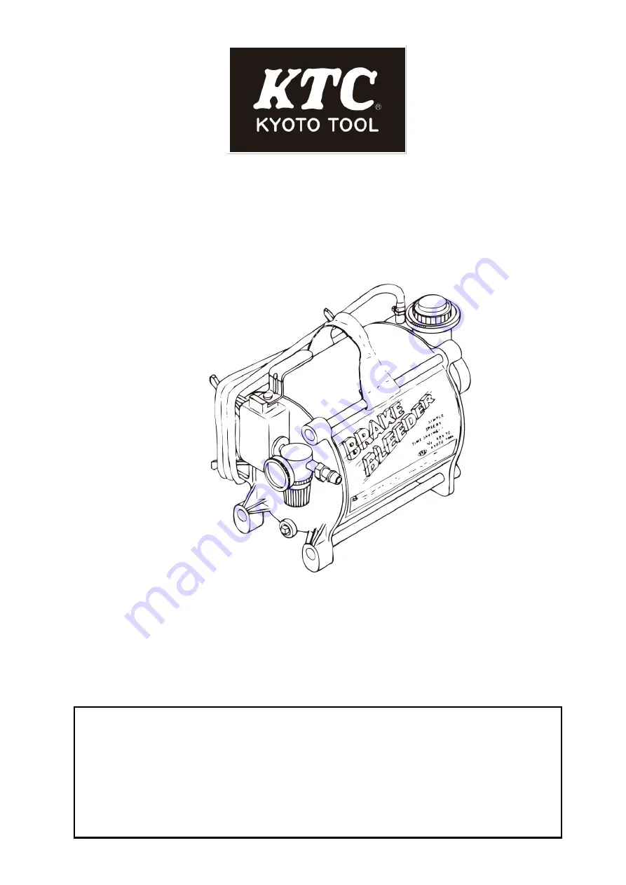 KTC ABX70 Instruction Manual Download Page 1