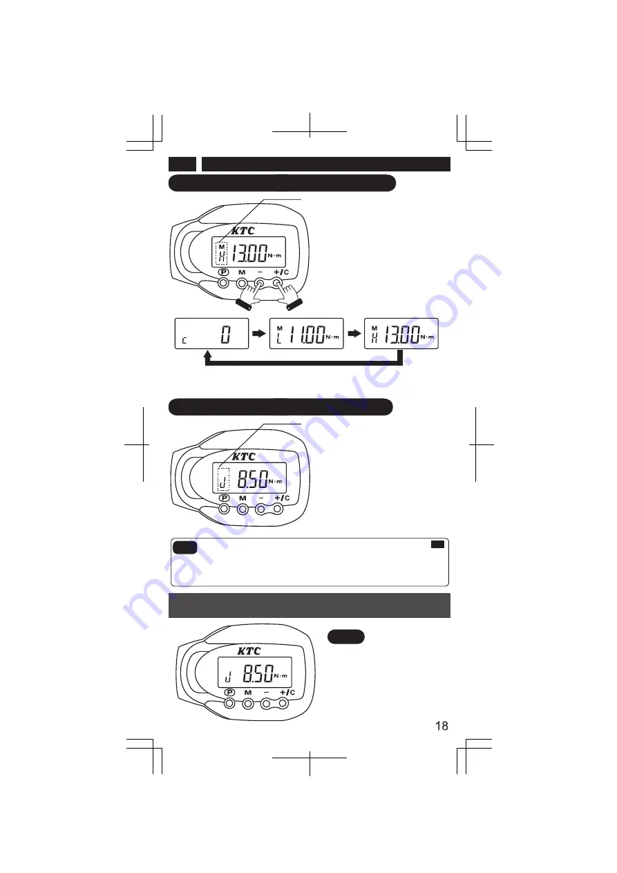 KTC GEK Series Instruction Manual Download Page 21