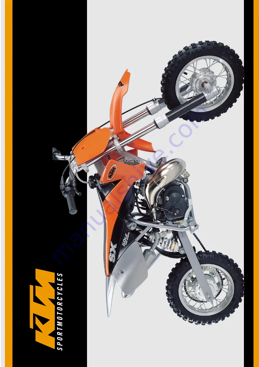 KTM 2001 50 SX Pro Senior LC Скачать руководство пользователя страница 1