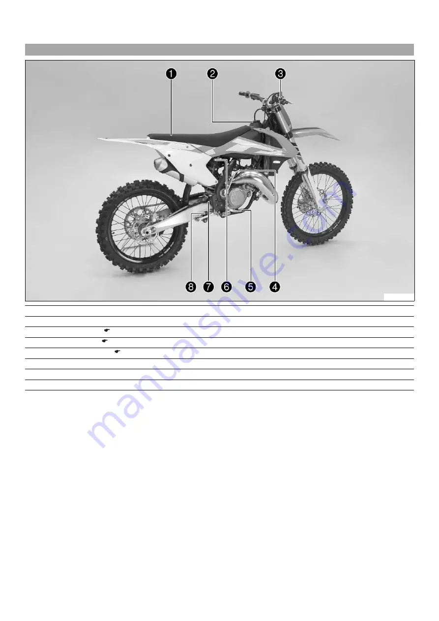 KTM 250 SX Owner'S Manual Download Page 12