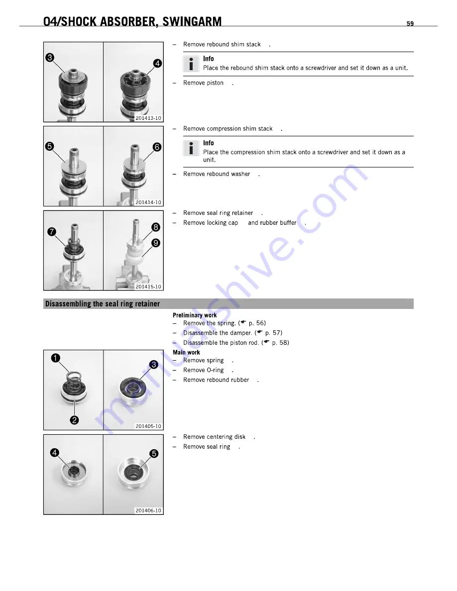 KTM 450 SX-F EU Repair Manual Download Page 59