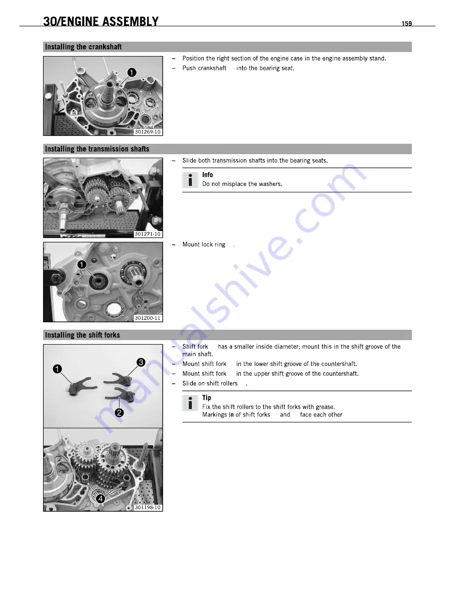 KTM 450 SX-F EU Repair Manual Download Page 159