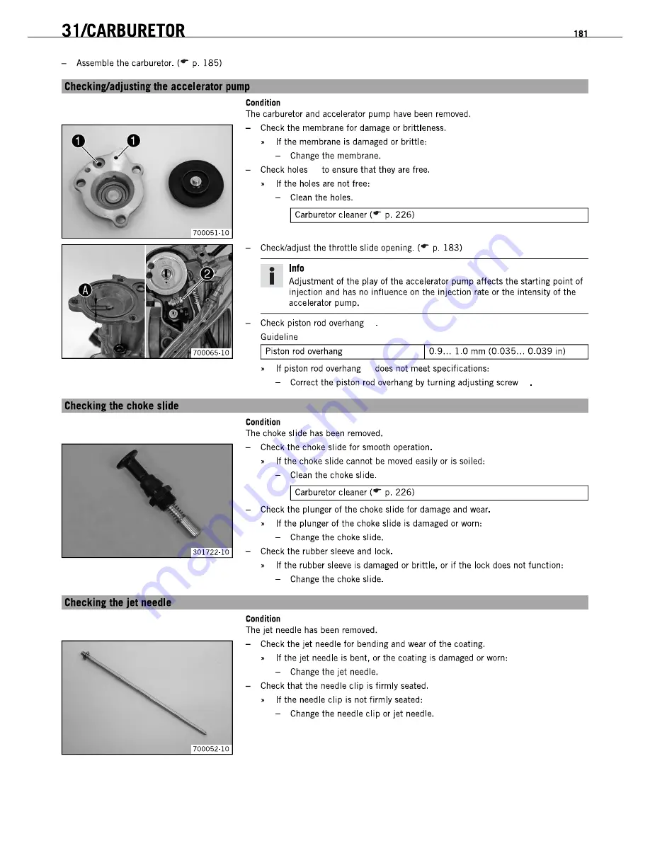 KTM 450 SX-F EU Repair Manual Download Page 181