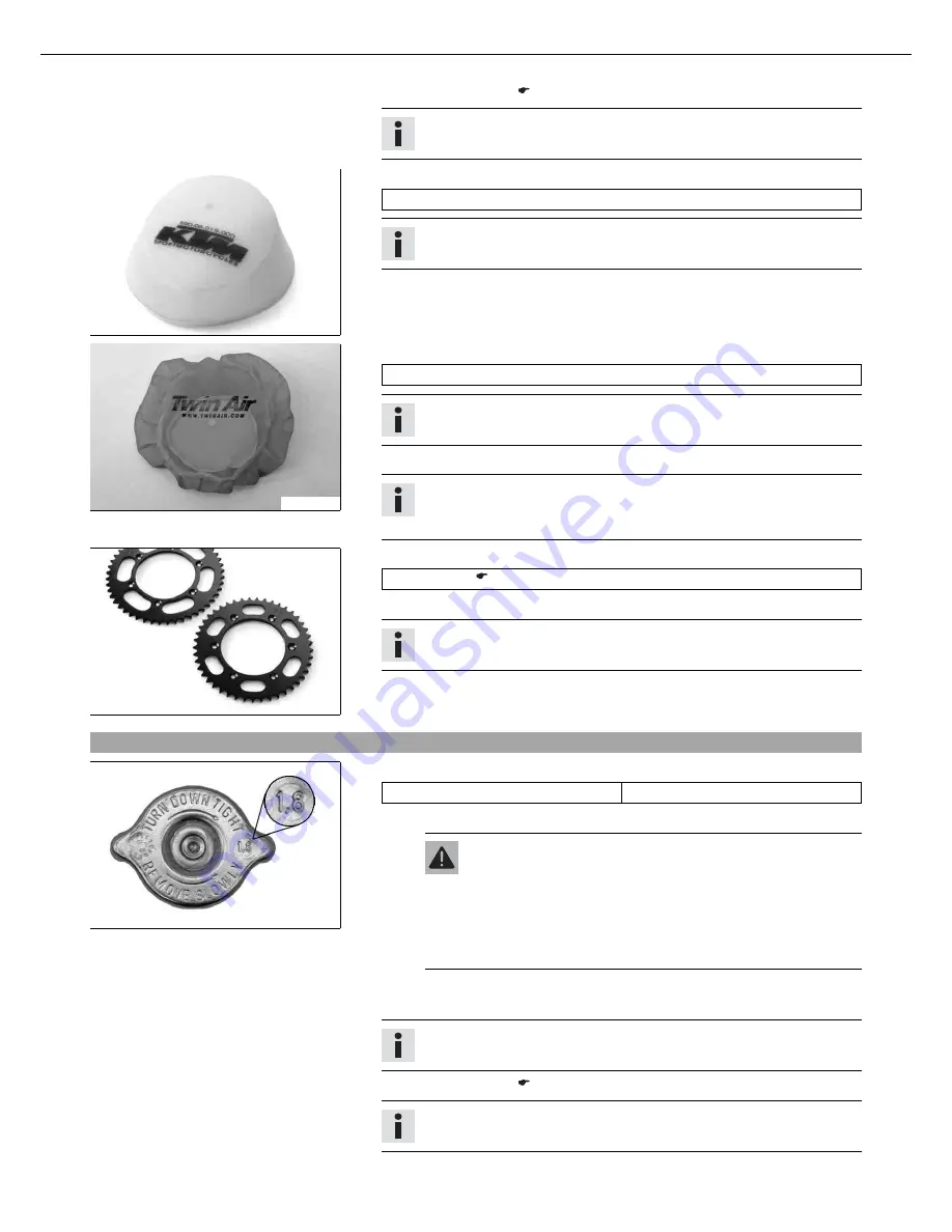 KTM 450 XC-W SIX DAYS USA 2010 Owner'S Manual Download Page 28