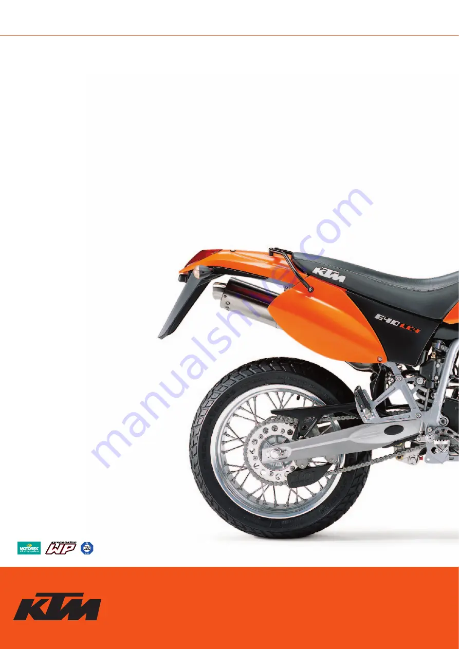 KTM 640 LC4 ENDURO 2004 Owner'S Manual Download Page 50