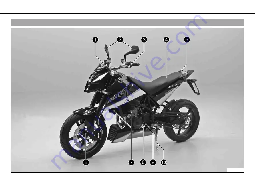 KTM 690 DUKE R AUS/UK Owner'S Manual Download Page 14