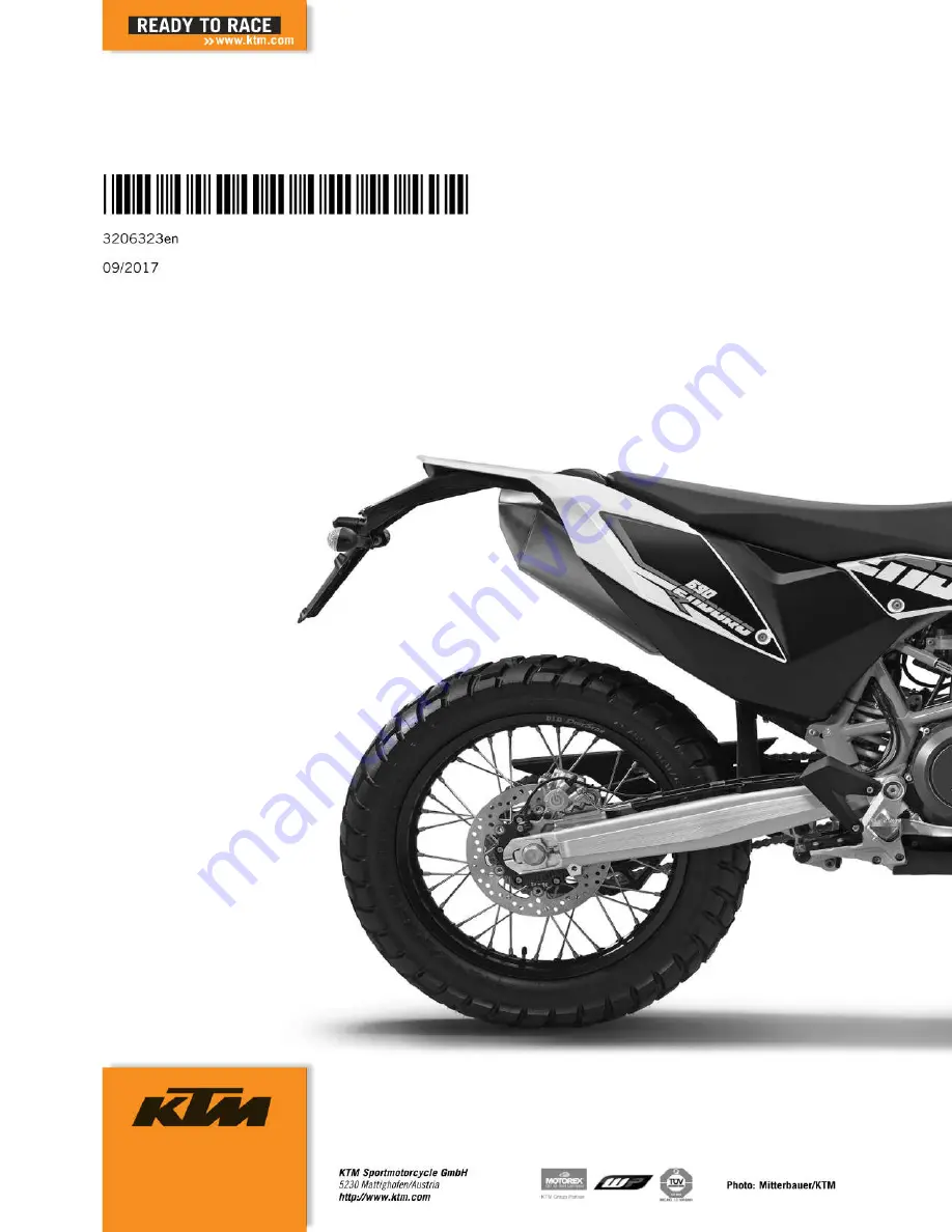 KTM 690 Enduro R 2018 Repair Manual Download Page 311