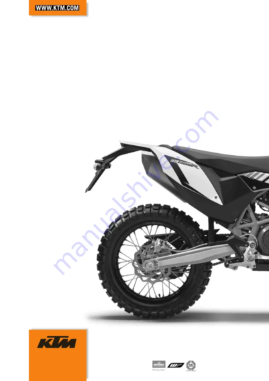 KTM 690 Enduro R AUS 2013 Setup Instruction Download Page 17