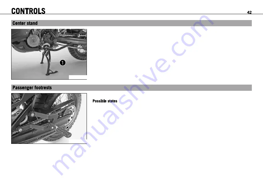 KTM 990 Adventure AUS 2009 Owner'S Manual Download Page 44