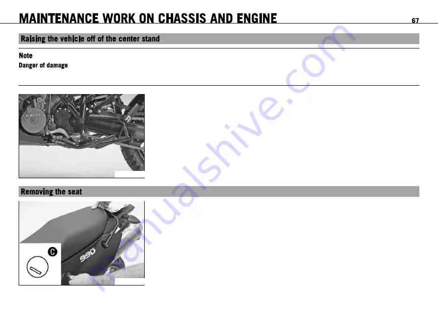 KTM 990 Adventure AUS/UK 2009 Скачать руководство пользователя страница 69