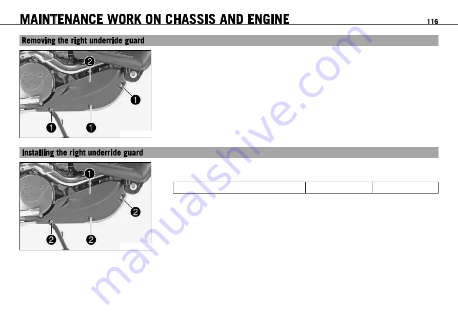 KTM 990 Adventure AUS/UK 2009 Owner'S Manual Download Page 118