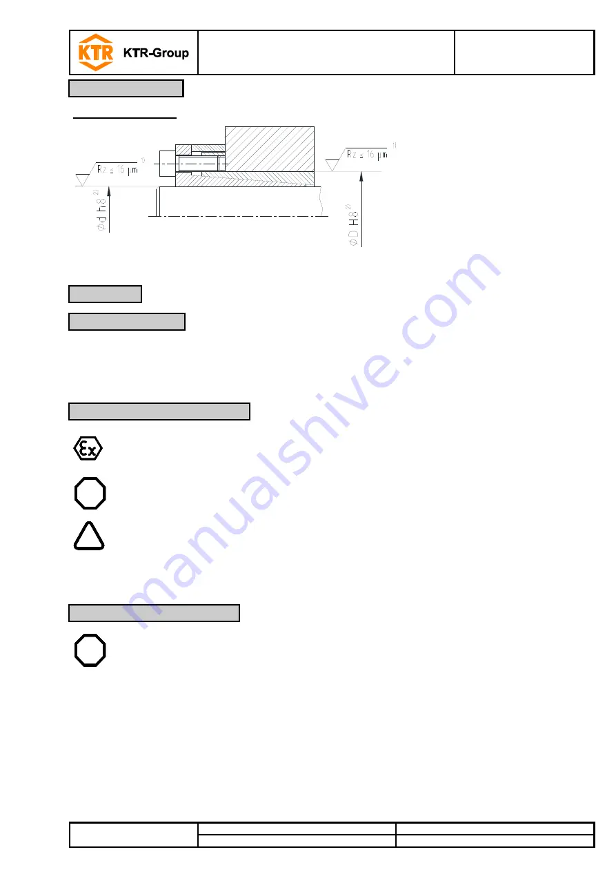 KTR-Group CLAMPEX KTR 250 Operating & Assembly Instructions Download Page 3