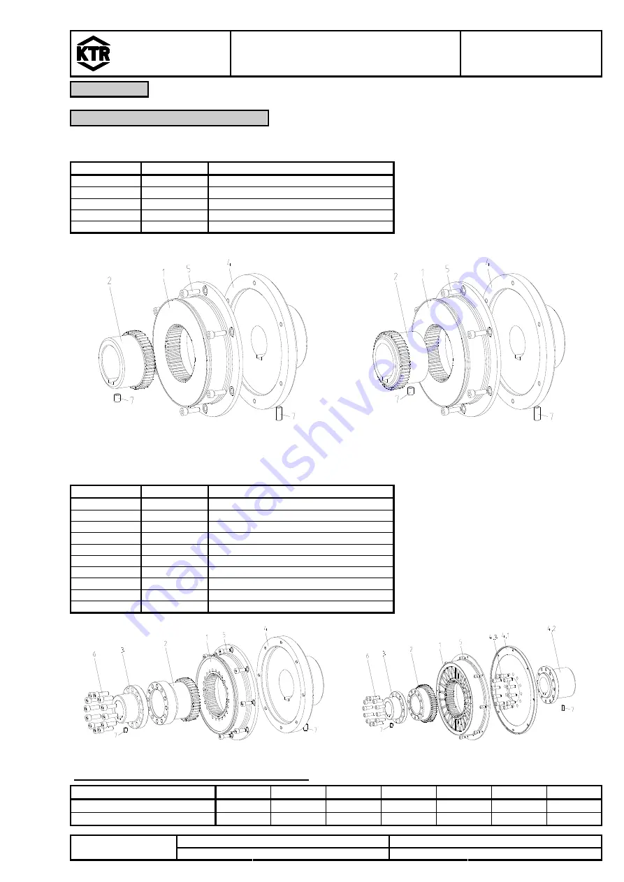 KTR BoWex-ELASTIC HEW-ZS Operating & Assembly Instructions Download Page 7