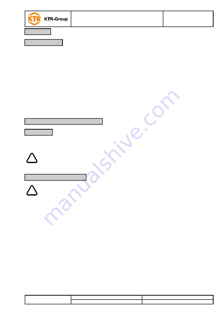 KTR DATAFLEX 70 Series Operating & Assembly Instructions Download Page 6