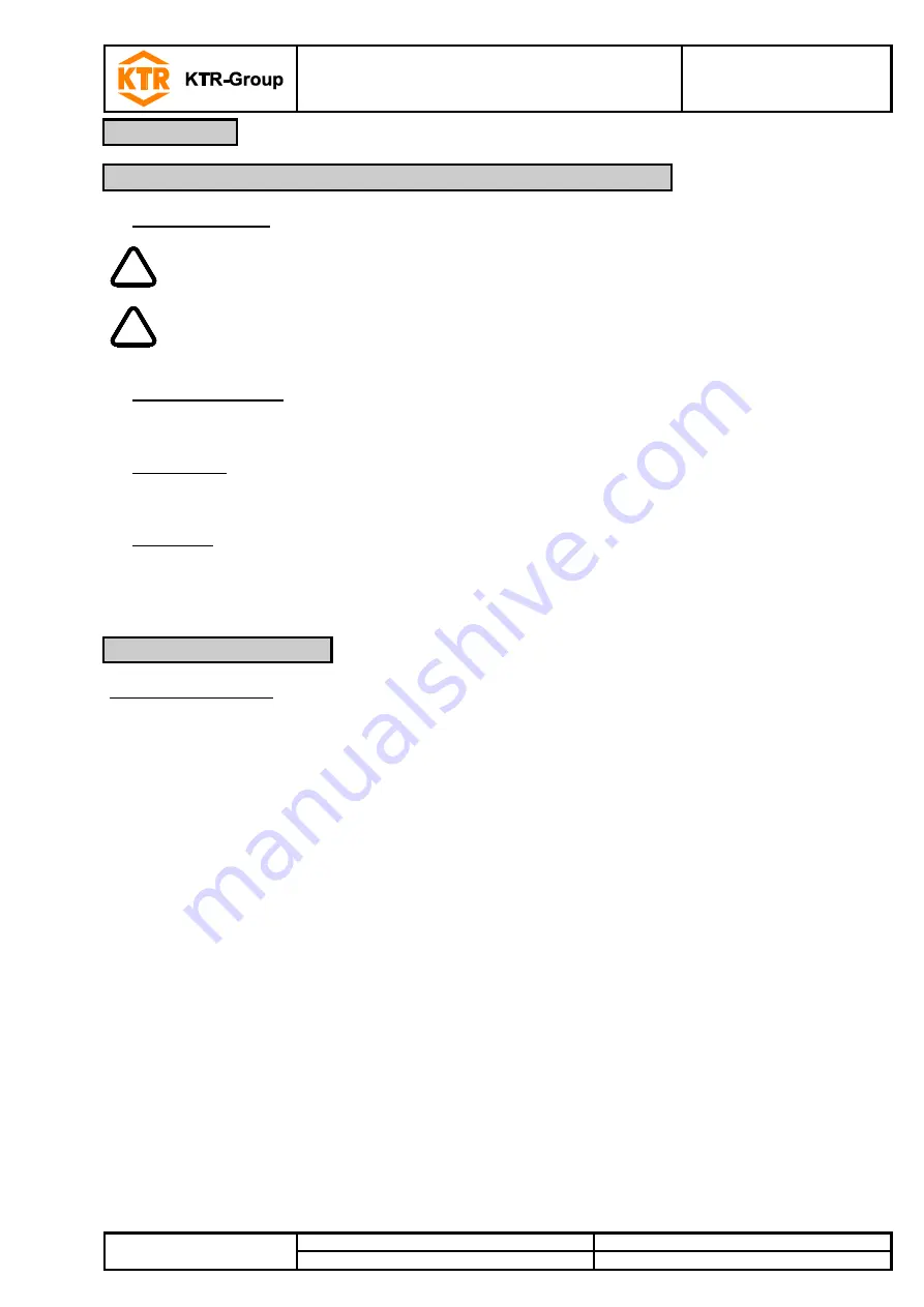 KTR DATAFLEX 70 Series Operating & Assembly Instructions Download Page 12