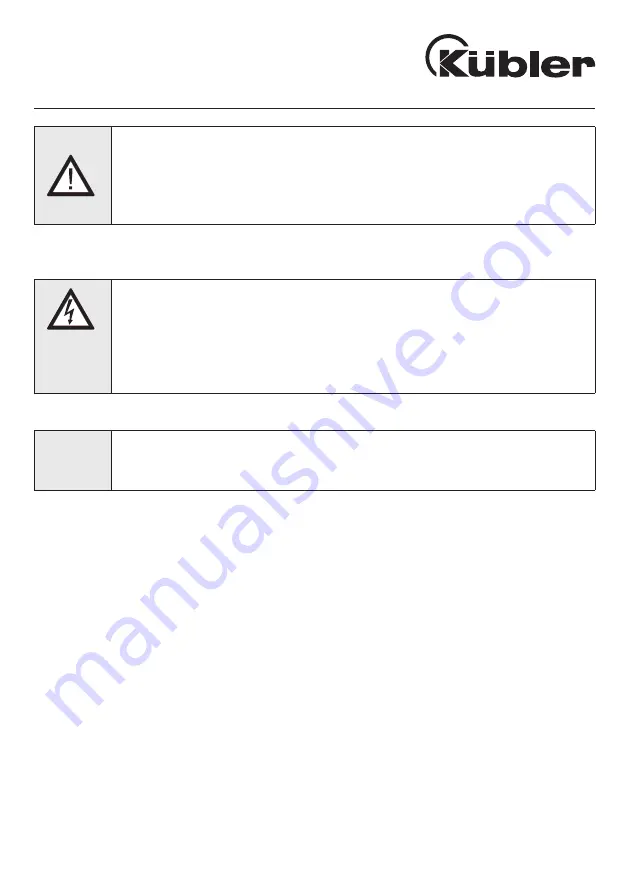 Kübler Limes BA1 Manual Download Page 6