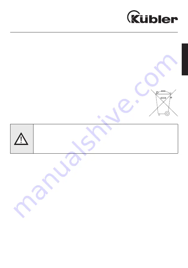 Kübler Limes BA1 Manual Download Page 7