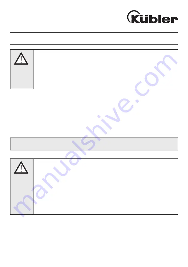 Kübler Limes BA1 Manual Download Page 8