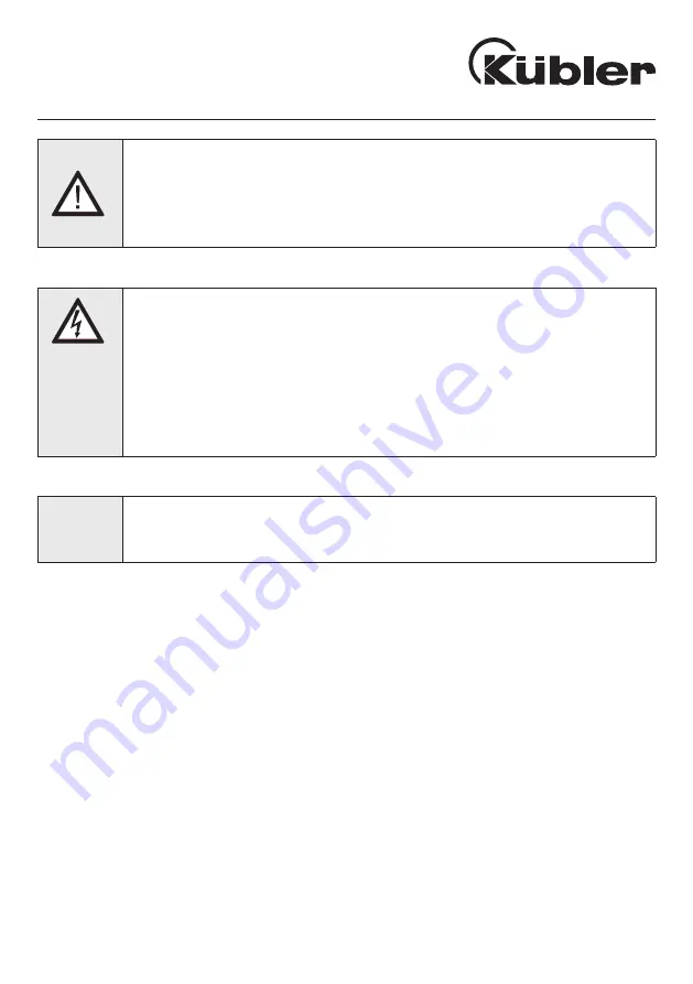 Kübler Limes BA5 Manual Download Page 6