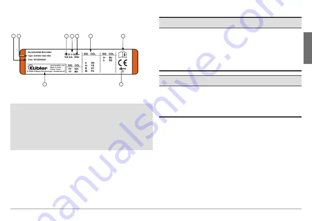 Kübler Sendix KIH40 Operation Manual Download Page 5