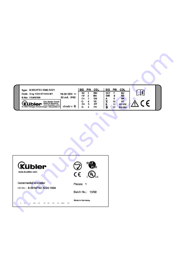 Kübler Sendix SIL 5814FS2 Скачать руководство пользователя страница 8