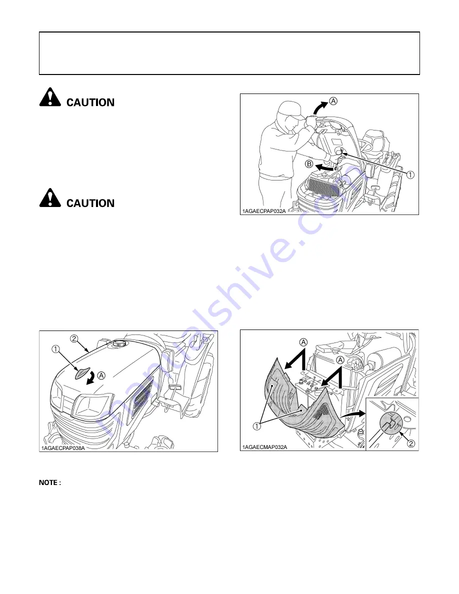 Kubota B1620 Operator'S Manual Download Page 63