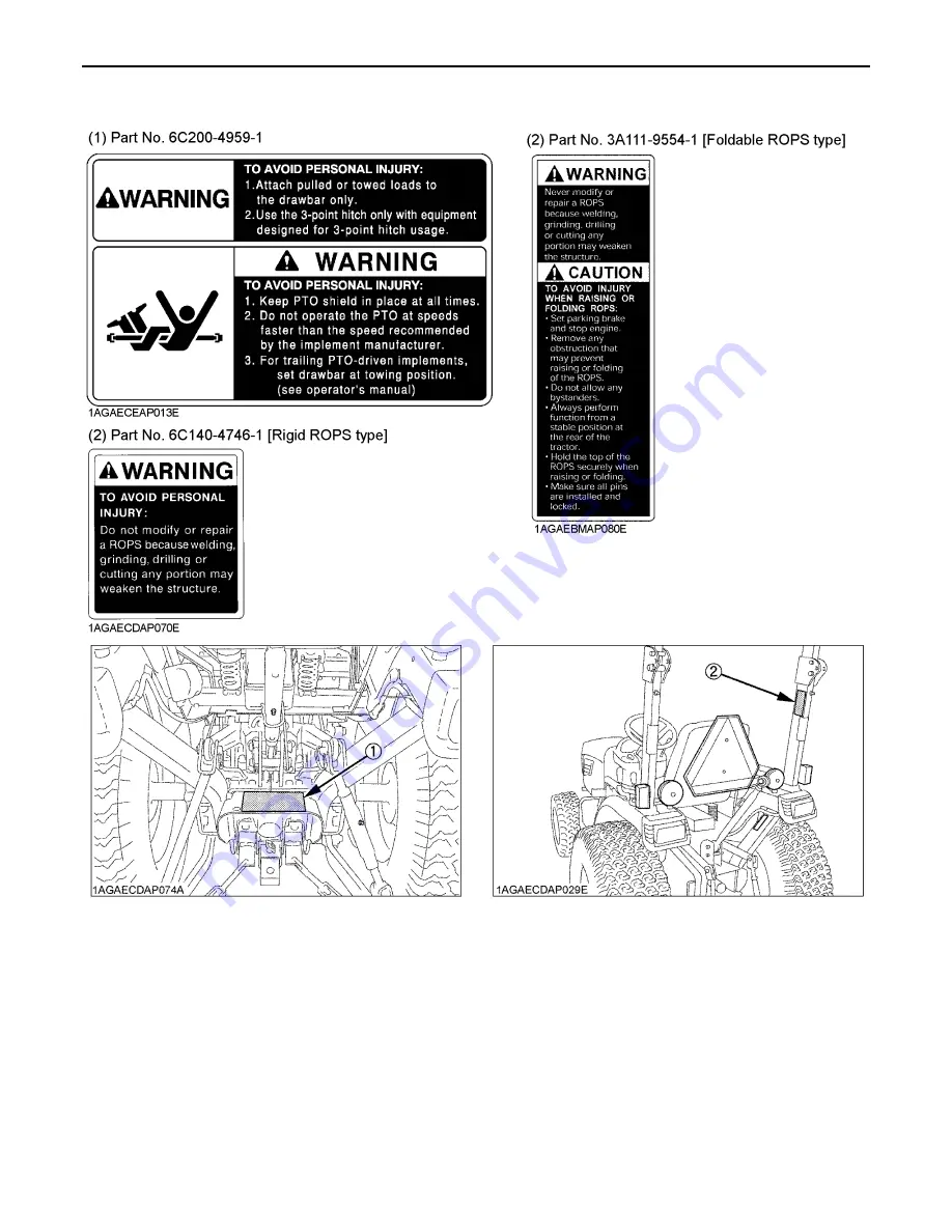 Kubota B2320 Operator'S Manual Download Page 16