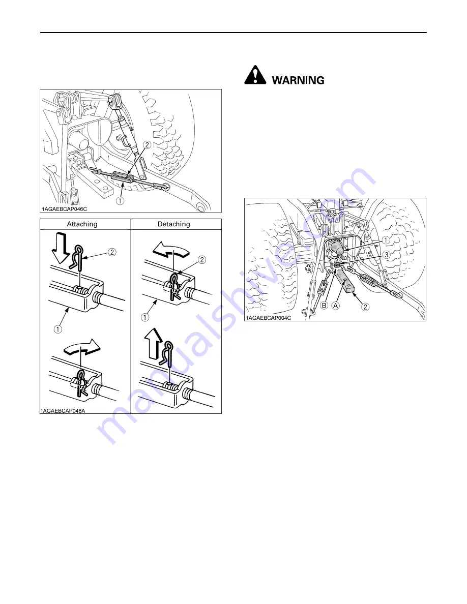 Kubota B2320 Operator'S Manual Download Page 49