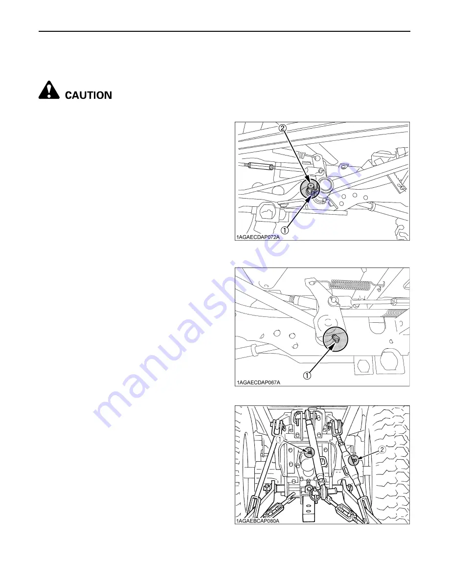 Kubota B2320 Operator'S Manual Download Page 70