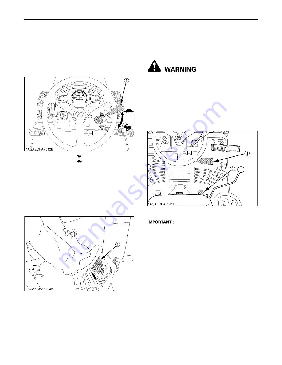 Kubota B3300SU Operator'S Manual Download Page 36