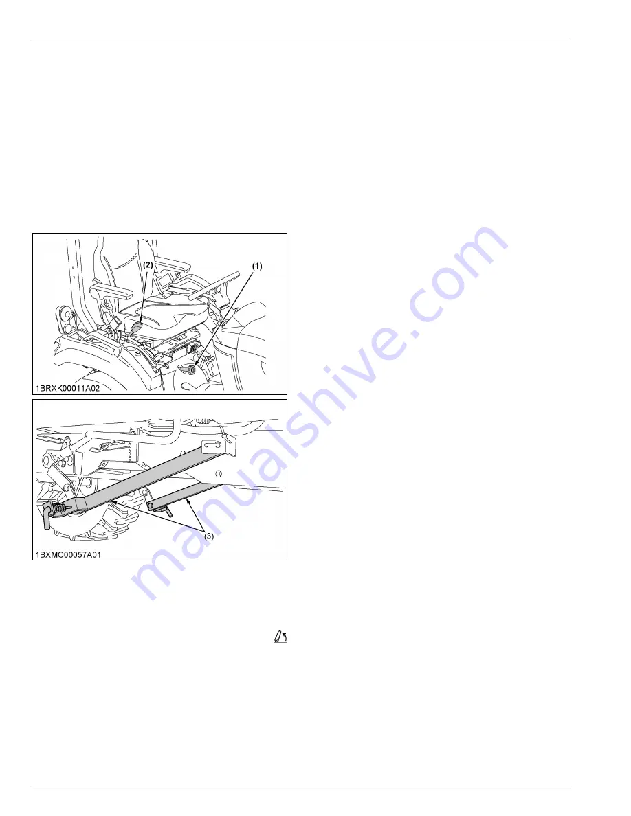 Kubota BX1880 Operator'S Manual Download Page 68