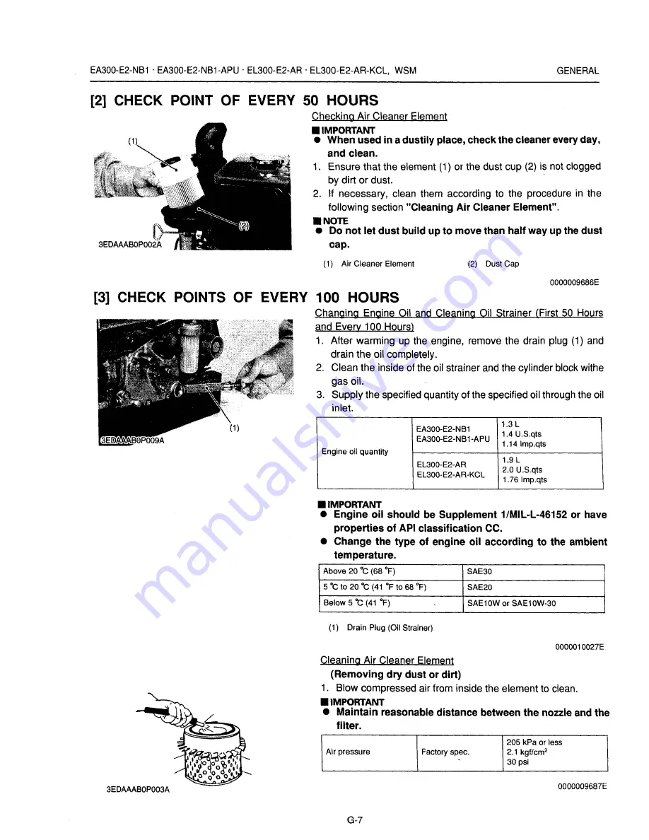 Kubota EA300-E2-NB1 Workshop Manual Download Page 21