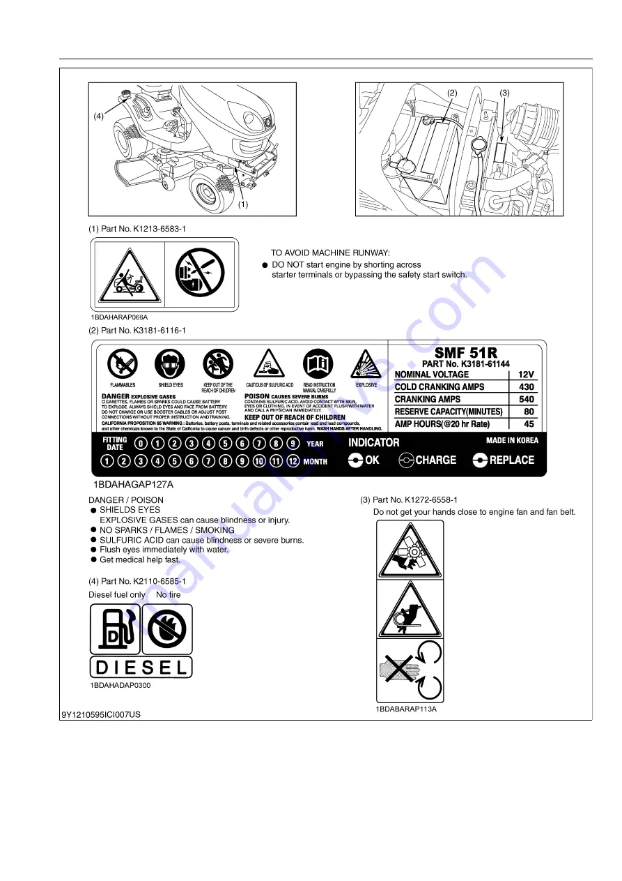 Kubota GR1600EU Workshop Manual Download Page 12