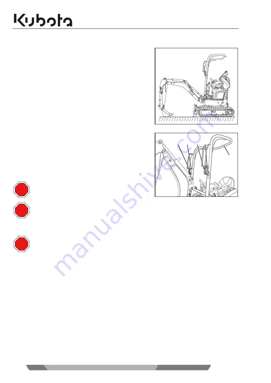 Kubota K008-5 Operating Instructions Manual Download Page 88