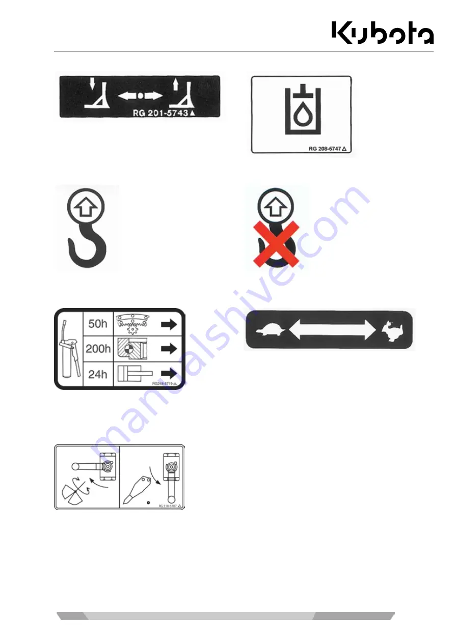 Kubota KX61-3 Operating Instructions Manual Download Page 23