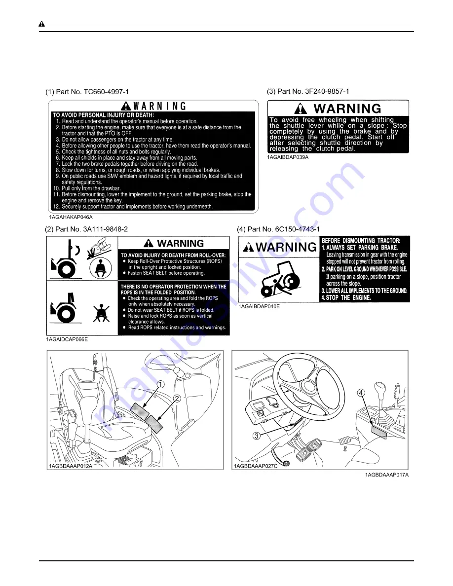 Kubota M5-091 Operator'S Manual Download Page 20