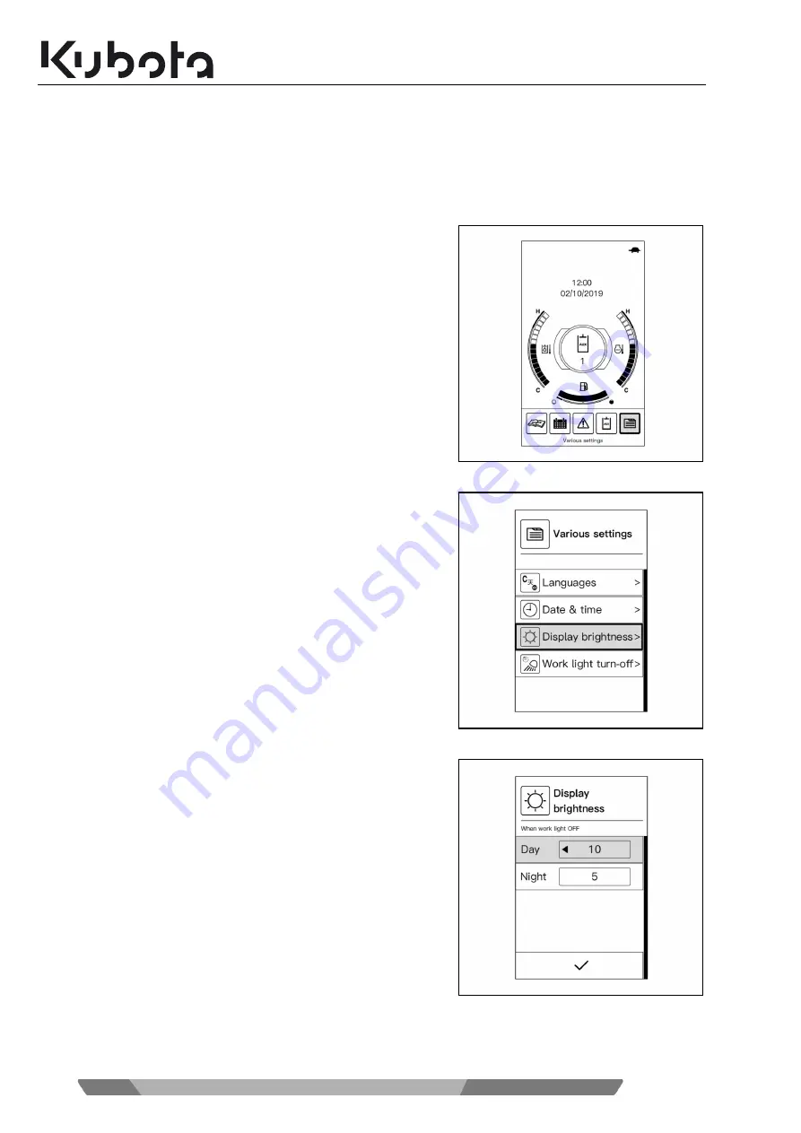 Kubota U50-5 Operating Instructions Manual Download Page 82