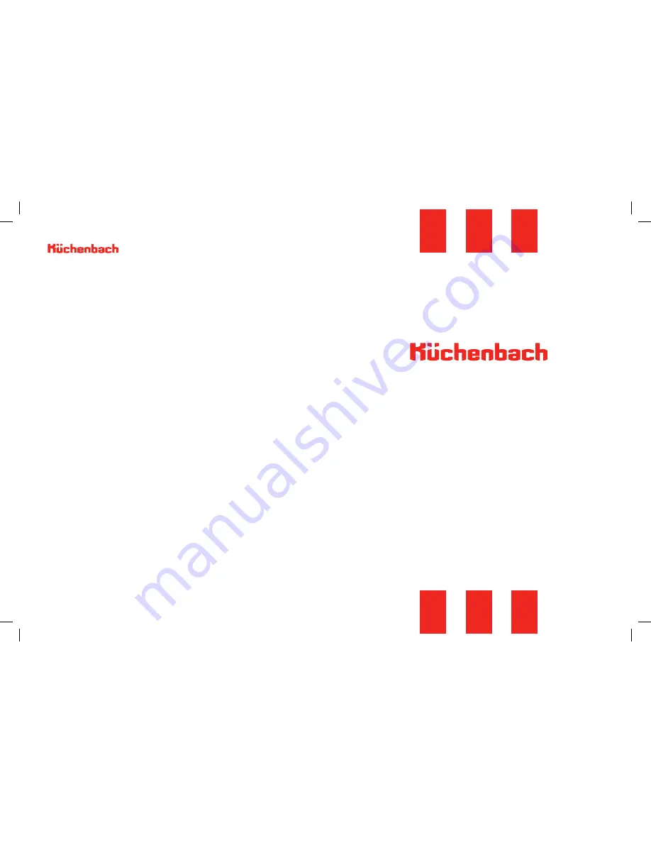 Kuchenbach WD1000DI-C30C User Manual Download Page 21